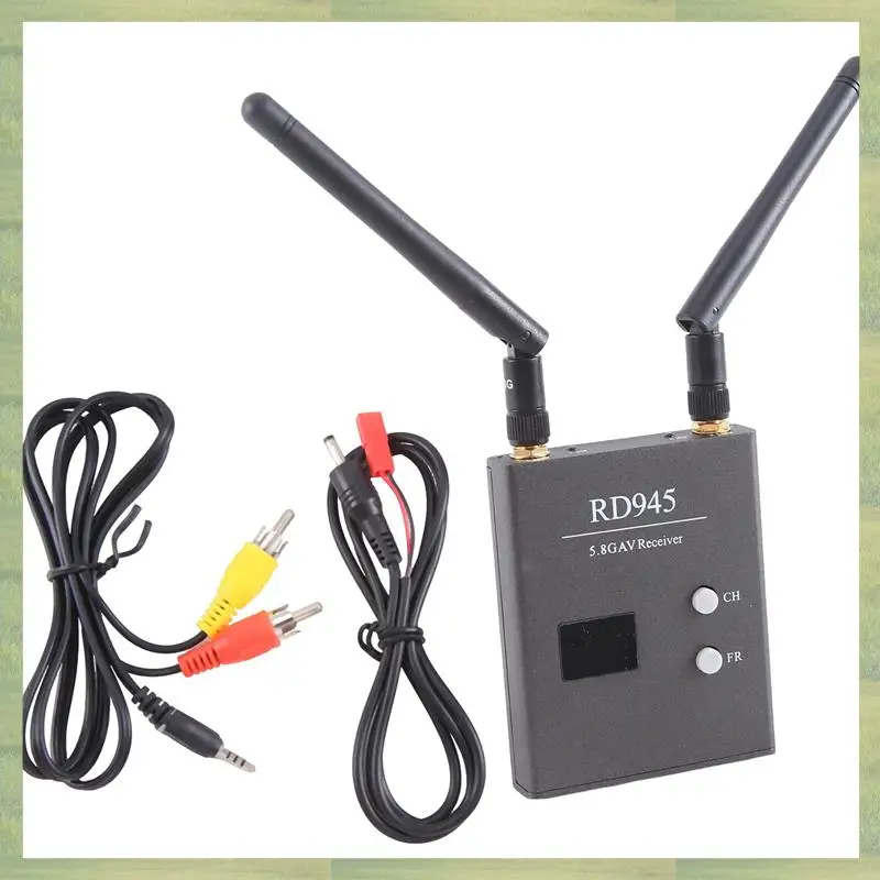 

N15R-RD945 5,8G 48-канальный двойной модуль приемного переключателя передачи изображения приемник модель самолета аксессуары черный пластик + металл