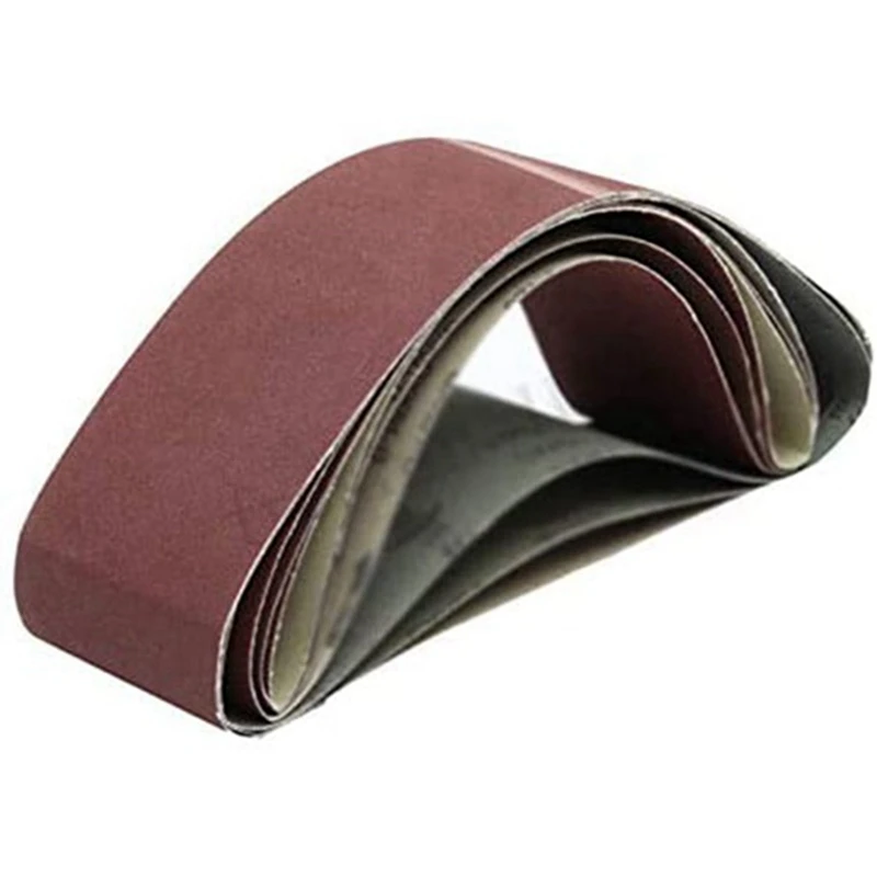 5 Pieces 100 x 915mm Sanding Belt 4 Inch x 36 Inch Sanding Screen Abrasive Band with 60 120 180 240 320 Girt