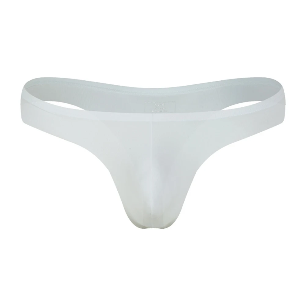 Men Underwear Pouch Thong Tanga Low Waist Seamless G-strings T-Back Panties Breathable Bottoms Top  Brief Boys' Underwear