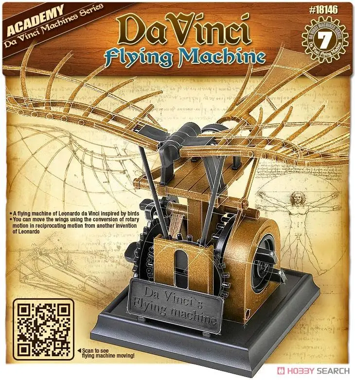 

Academy 18146 Da Vinci Flying Machine (Plastic model)