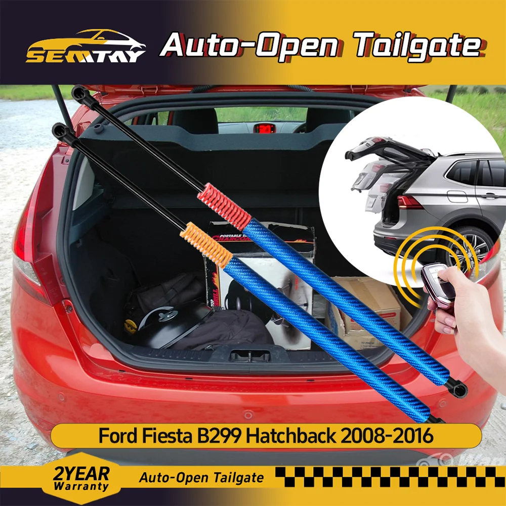 

SEMTAY автоматические подъемные стойки багажника с пружиной для Ford Fiesta B299 Hatchback 2008-2016, опорки задней двери багажника