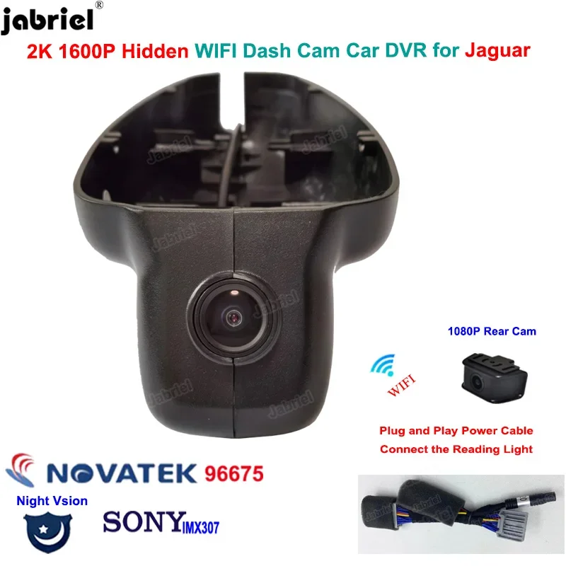 

2K Wifi Dash Cam Car Dvr Camera Dashcam for Jaguar XF X250 for Jaguar XJ for Jaguar XFR 2008 2009 2010 2011 2012 2013 2014 2015
