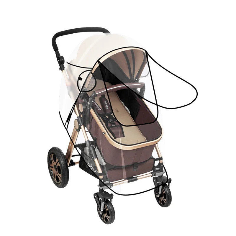 Stroller Accessories Rain Cover for Babyzen Yoyo Baby Yoya Plus Windproof Waterproof Infant Pram Pushchair Universal Raincoat