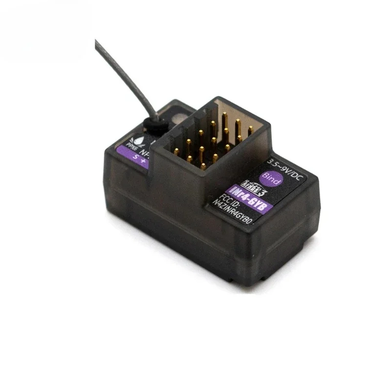 1pcs INR4-GYB 4CH Receiver Built-in Height  for Flysky NB4, Noble Lite, Noble Pro Radio Transmitter INr6-HS 2.4GHz 6CH AFHDS