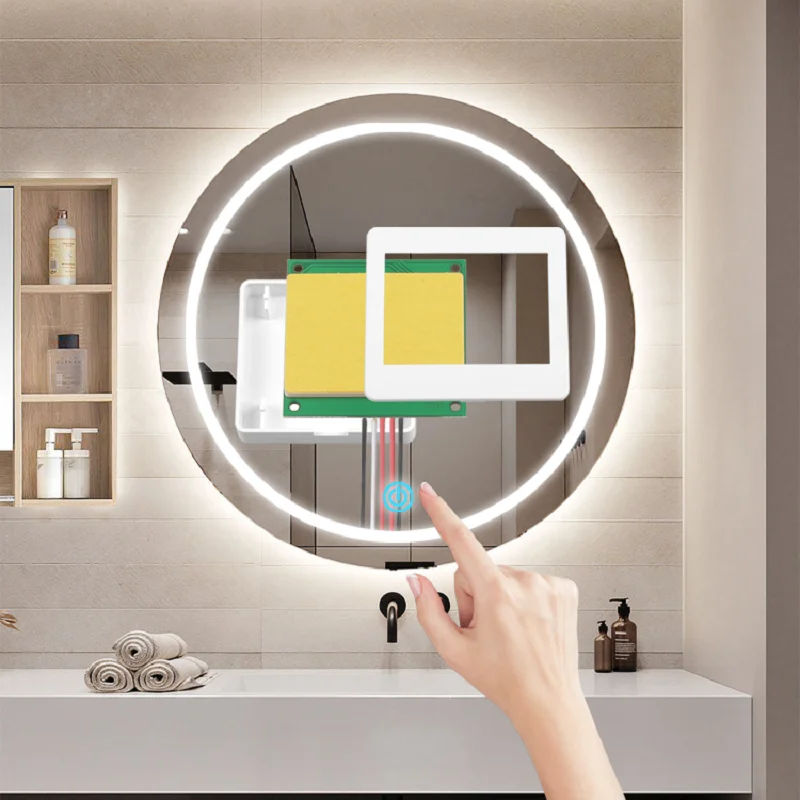 LED touch sensor switch 12V 24V 5A mirror touch dimmer for controlling bathroom vanity mirror light