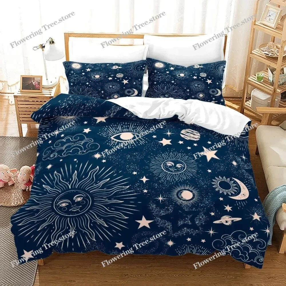

Outer Space Bedding Set For Children Planet Duvet Cover Bed Cover Comforter Bed Quilt Cover High Quality