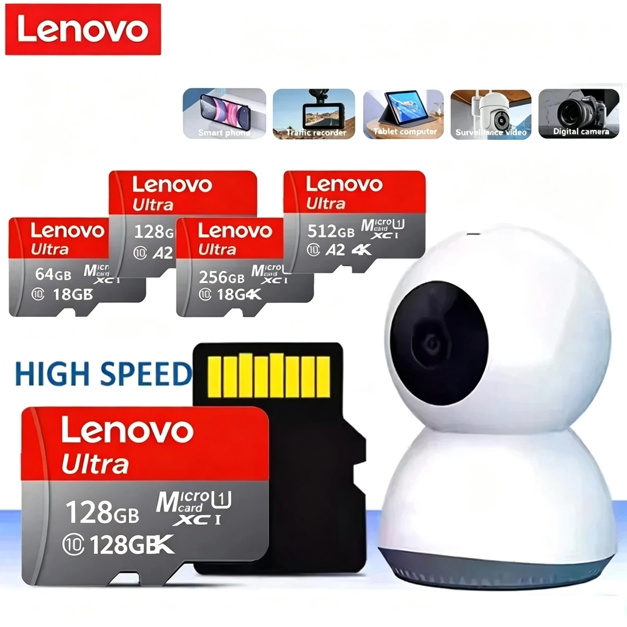 Карты-памяти-lenovo-high-endurance-sd-micro-tf-sd-карты-tf-512-ГБ-256-ГБ-32-ГБ-full-hd-a1-высокая-скорость-для-телефона-дрона