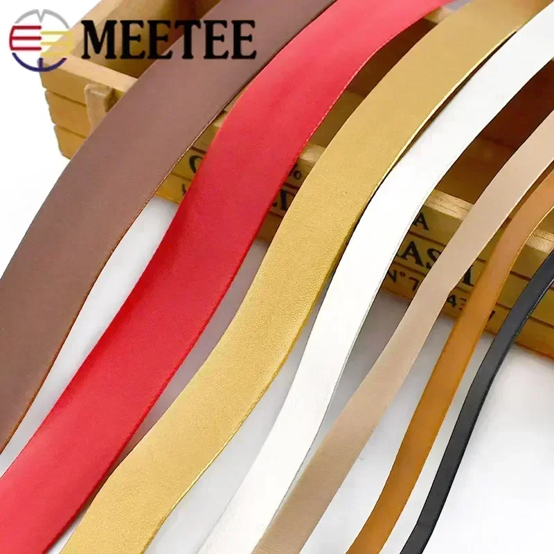 5Meters Synthetic PU Leather Cord Bag Faux Webbing Sewing Ribbon Tapes Clothing Bias Binding Decoration Rope DIY Accessories