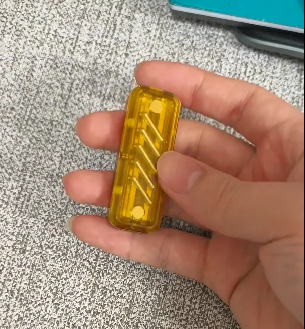 Used EDC Even numbered small yellow croaker fidget slider Decompression toys