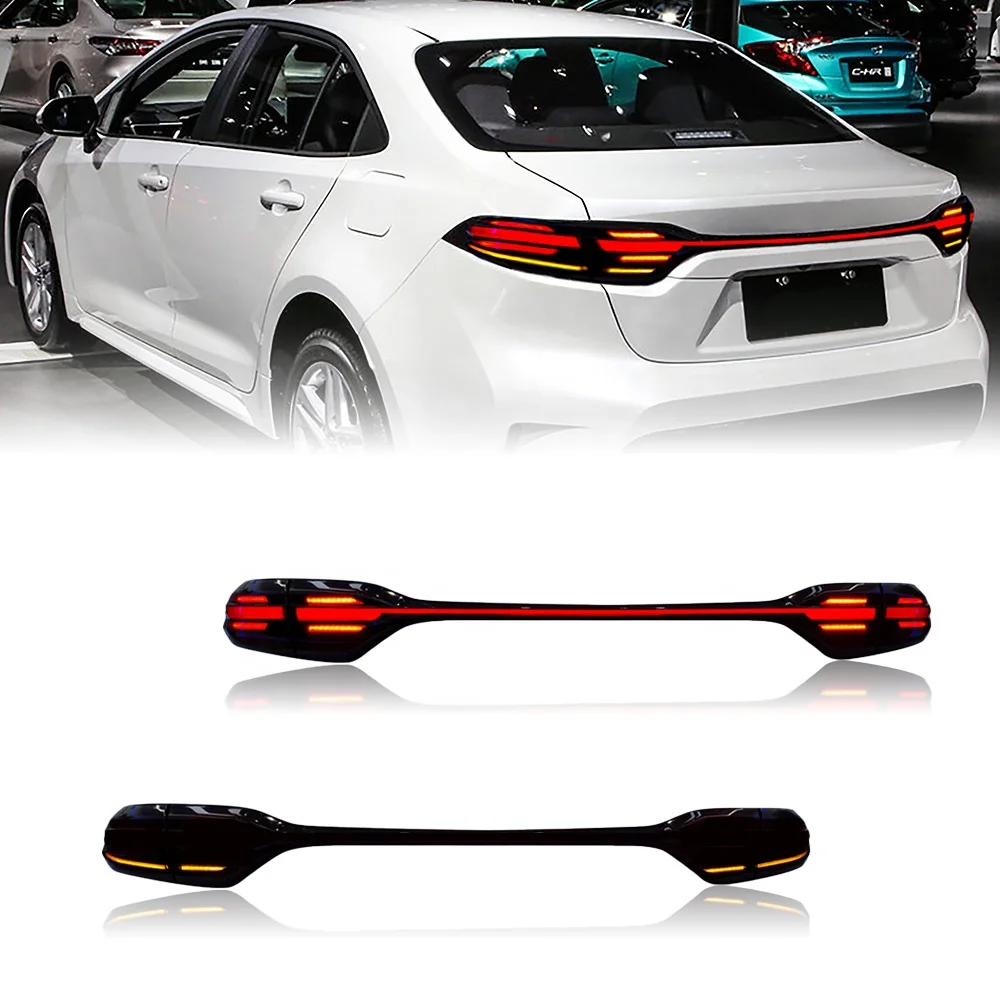 Source Factory for Toyota Corolla Levin led back light 2023 Brake Stop Reverse Turn Signal Trunk Lamp Accessory