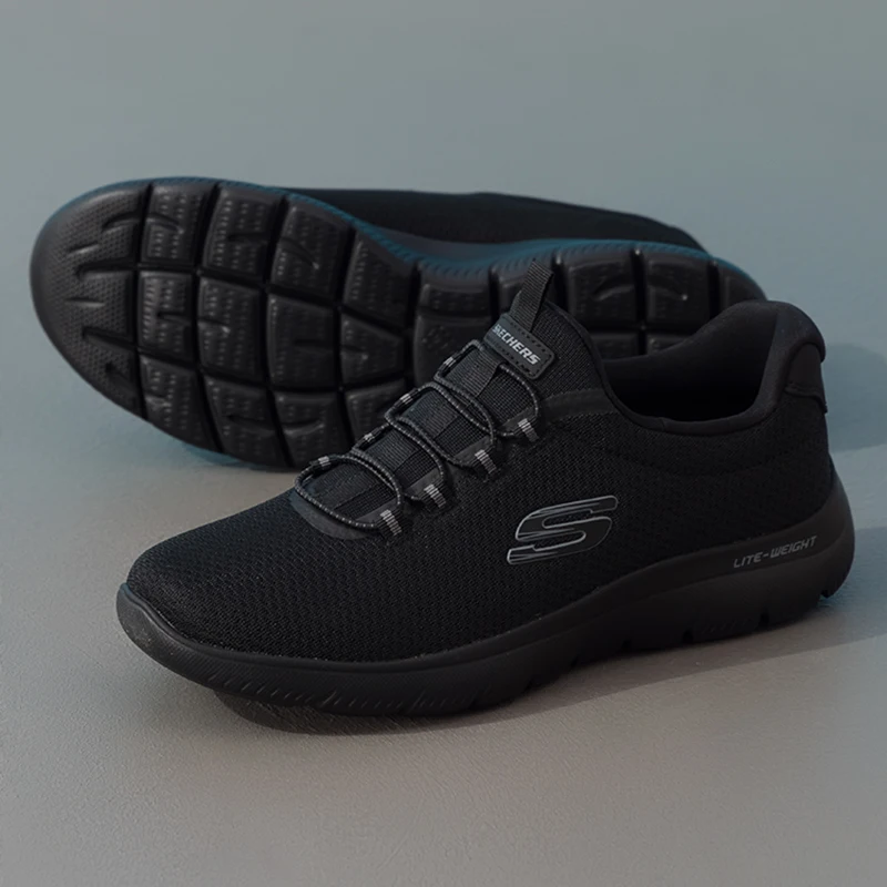 Мужская спортивная обувь Skechers Summits One-Step-On: дышащая, удобная, легкая, износостойкая повседневная обувь 233049