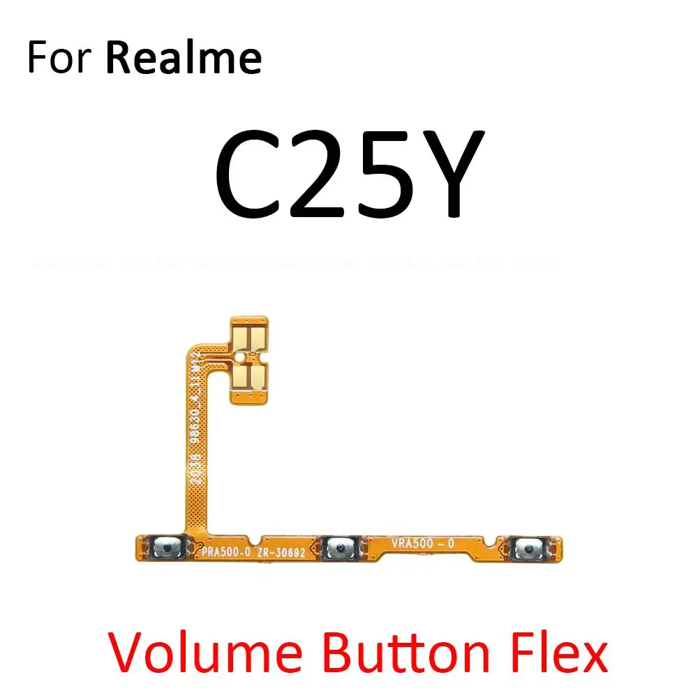 Switch Power ON OFF Key Mute Silent Volume Button Ribbon Flex Cable For OPPO Realme C21Y C25 C25s C25Y C30 C30s C31 C33 C35 C55