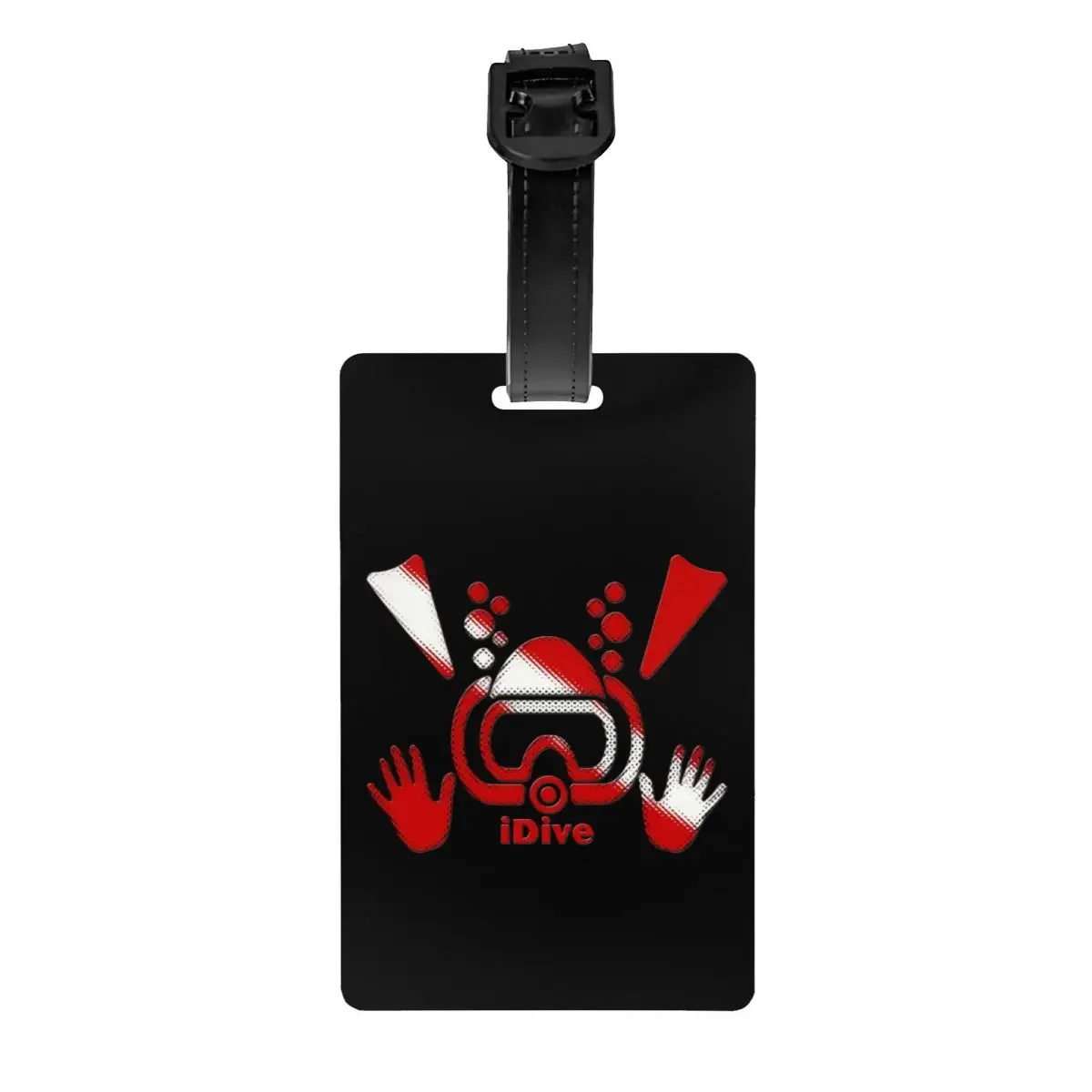 Original Dive Scuba  Flag Luggage Tag Custom Baggage Tags Privacy Cover Name ID Card