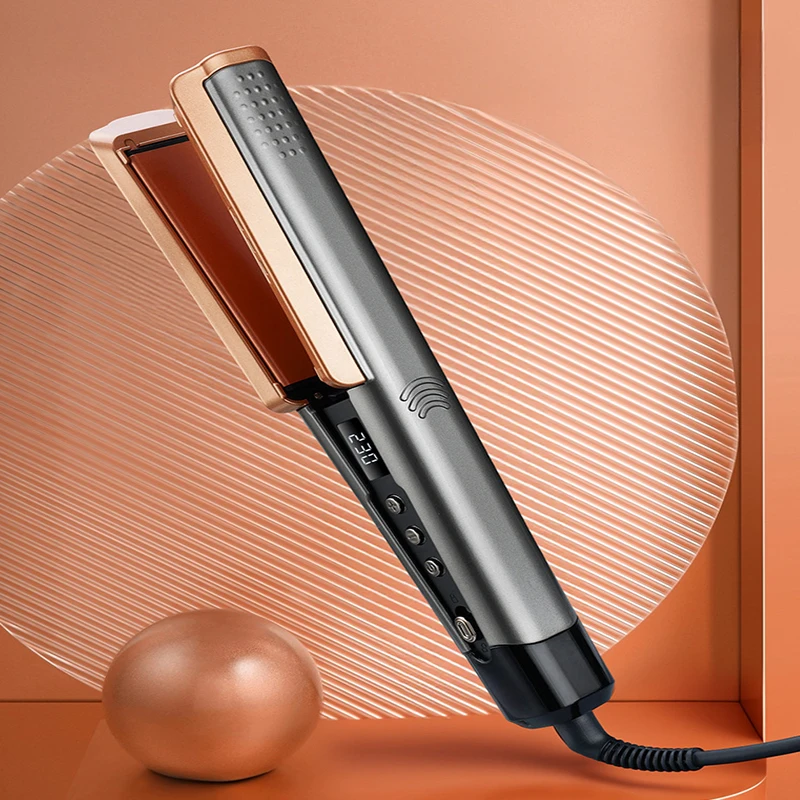 Przenośna prostownica parowa do włosów, elektryczna prostownica do włosów, dobry przyrząd do stylizacji w domu.