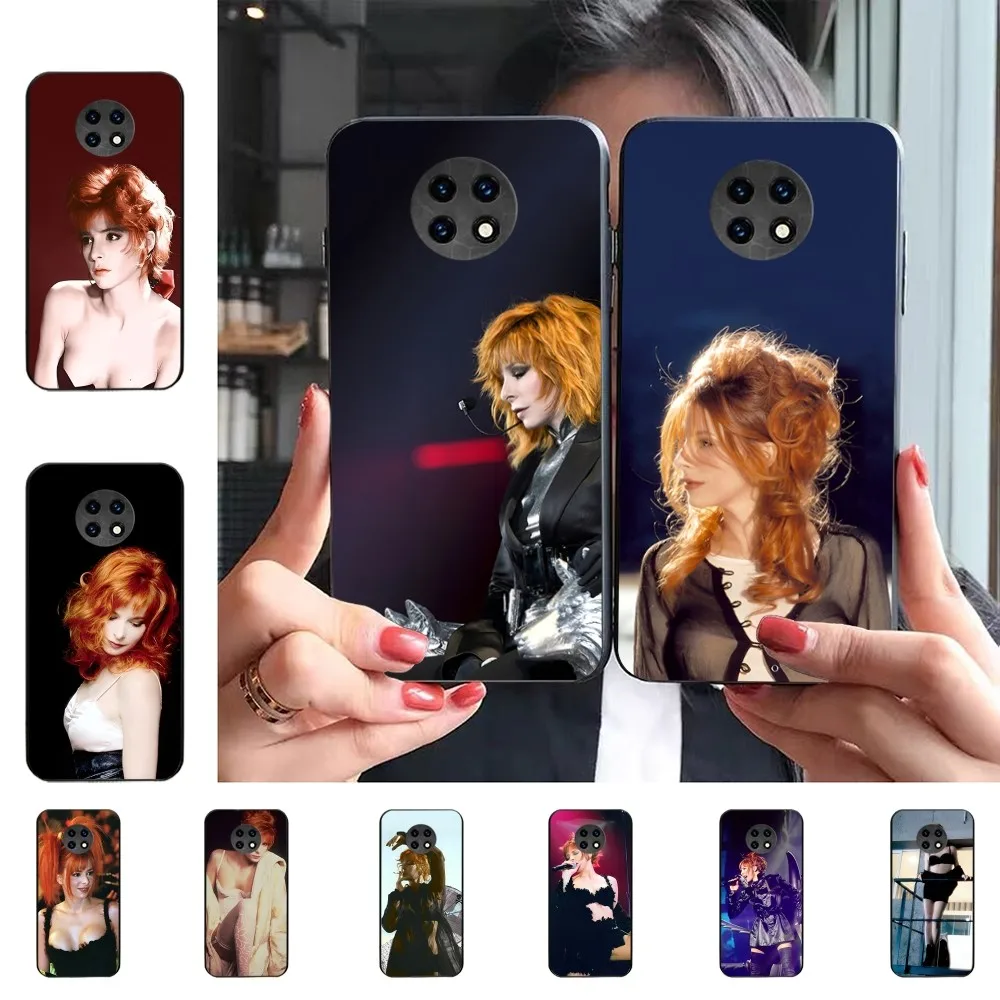 M-Mylene-Farmer Phone Case For Redmi Note 4 X 5 A 6 7 8 T 9 9S 10 11 11S 11Epro Poco M3 pro