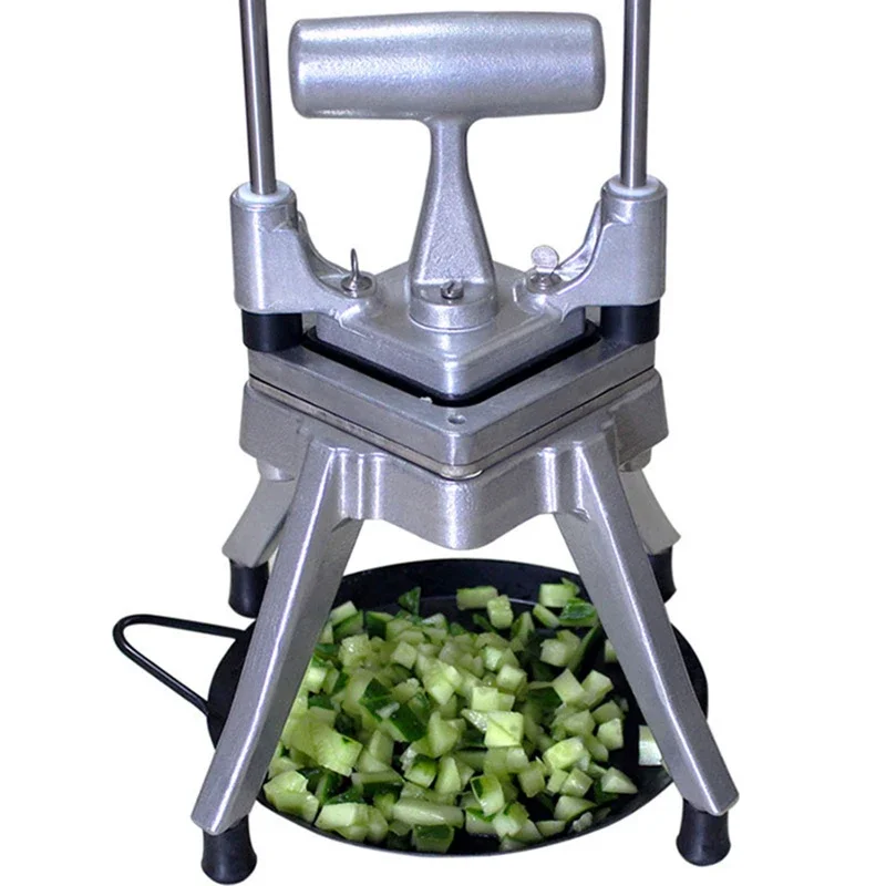 Manual Fries Cutting Machine Vegetables Potato Cutting Machine Dicing Cucumber Salad Slitter Food Processor