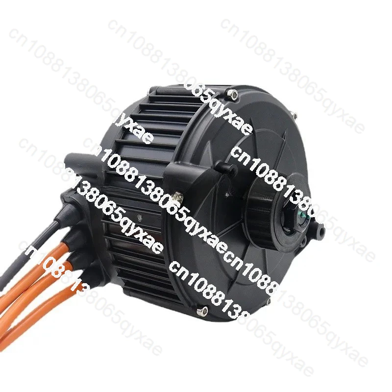 QS165 5000W 35H V2 72V 90KPH IPM PMSM Mid Drive Motor Hall Type Encoder Type For High Speed Dirtbike Motorcycle