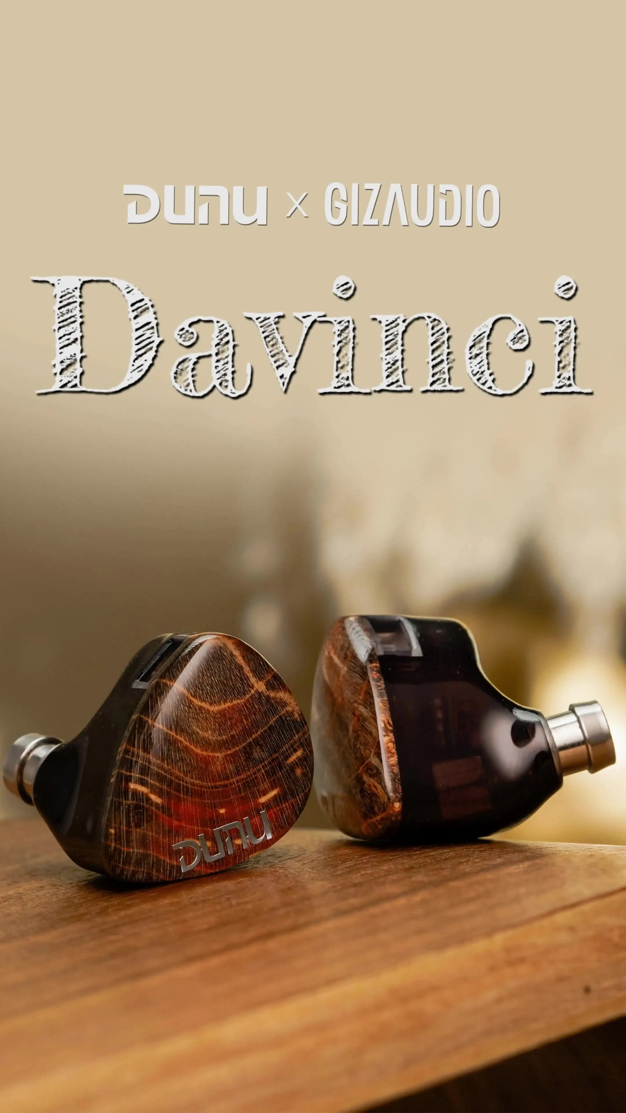 Dunu x Gizaudio DaVinci 2DD+4BA Hybrid In-Ear Headphones