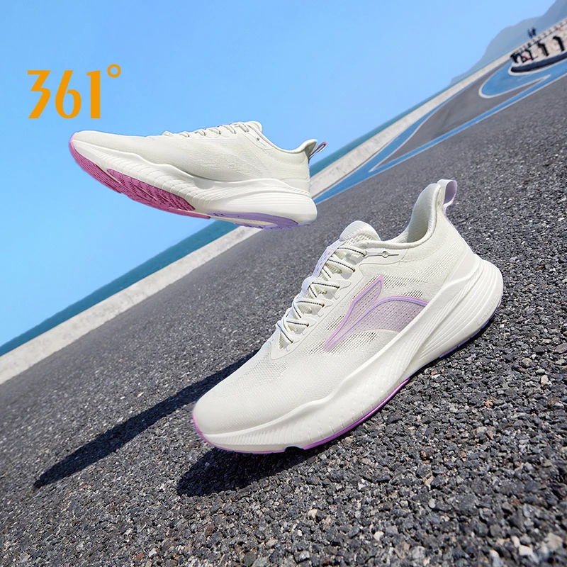 

361 Degrees 1/2 RUN Men Running Shoes Racing Wear-Resistant Shock-Absorbing Cushioning Soft Sole Jogging Sneakers Male 672422201