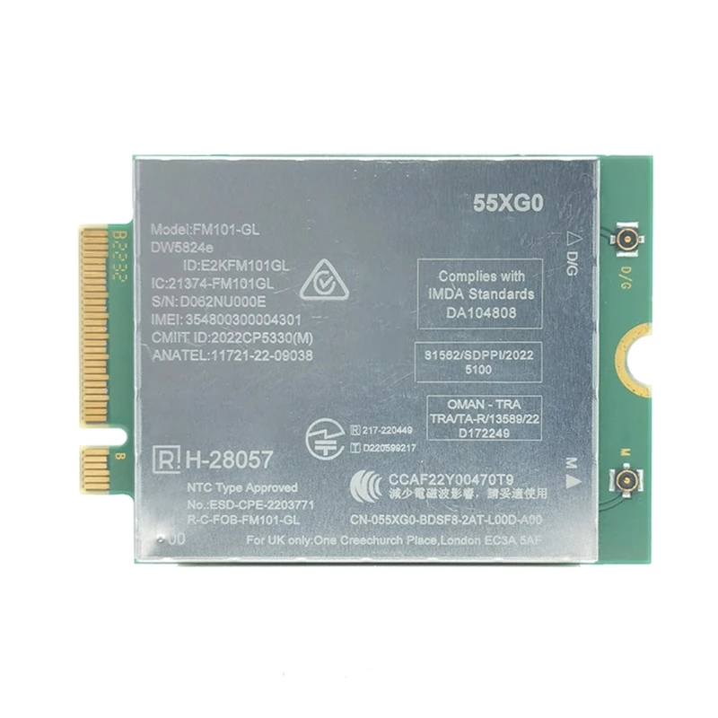 

4G LTE Wireless Networking Card Multiple Band Support GNSS Antennas For Laptop Tablets Routers