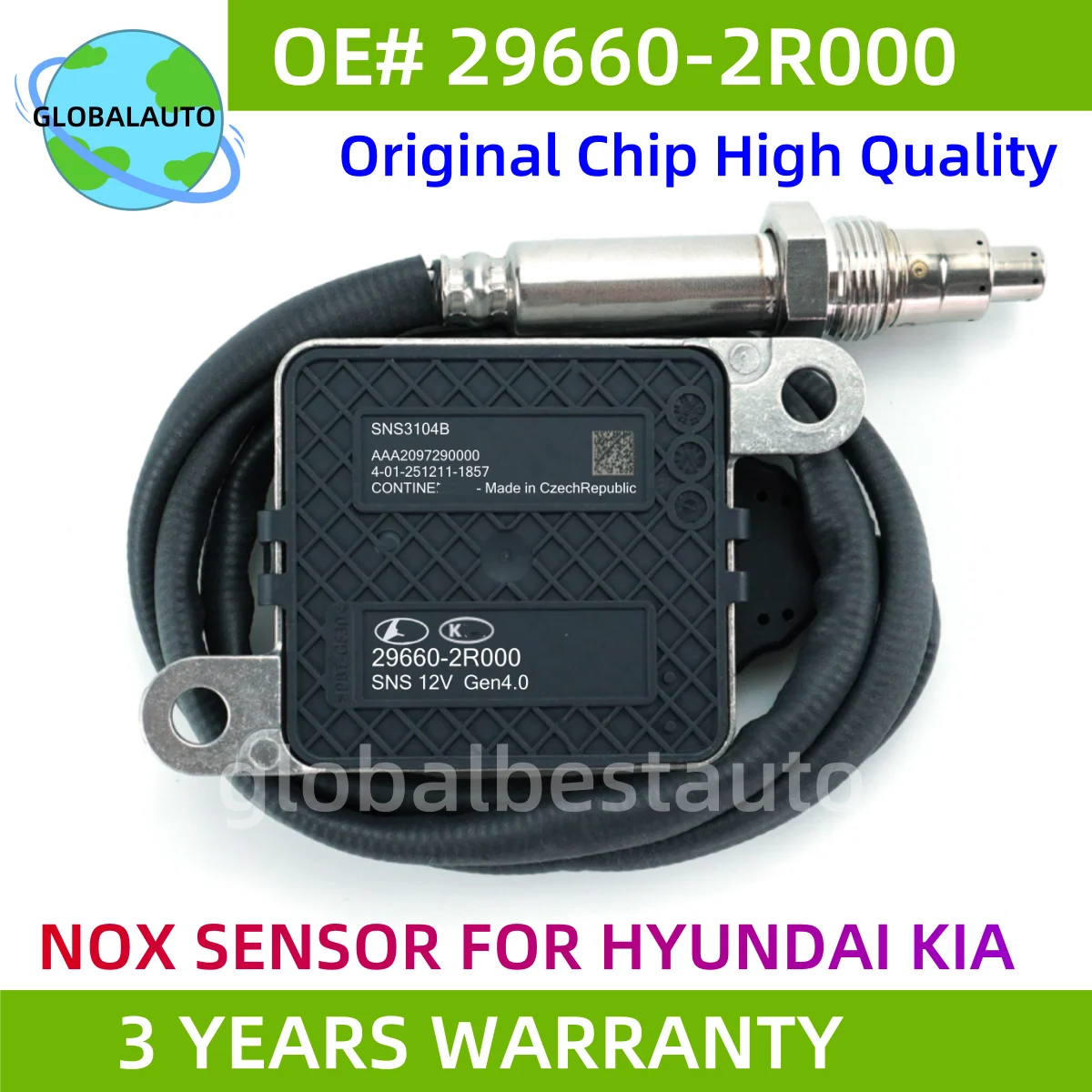 

29660-2R000 296602R000 New Nitrogen Oxide NOx Sensor For Kia Sorento 2020- 29660 2R000