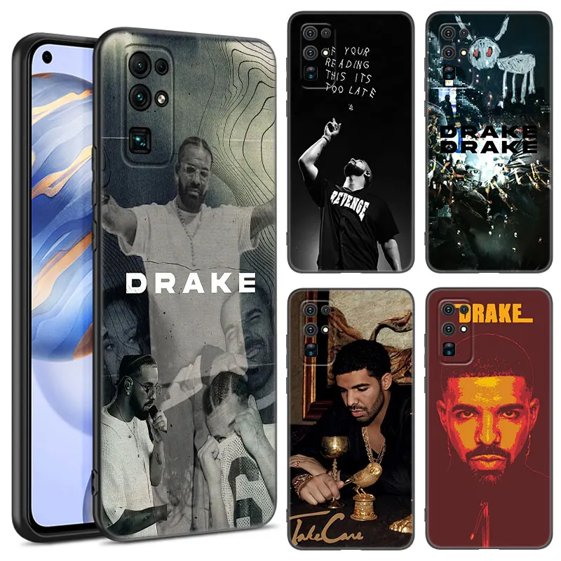 Rapper D-Drake Black Phone Case For Huawei Honor 70 90 Lite X40 GT X50 i X5 Plus X6A X6S X7A X8A X8B X6 X7 X8 X9 4G X9A X9B 5G