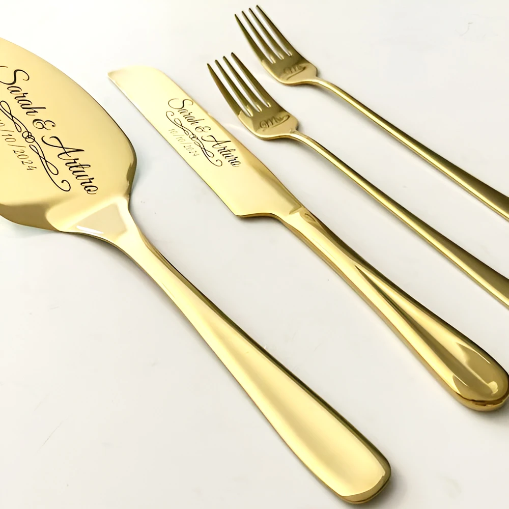 Custom Wedding Cake Knife, Wedding Cake Knife Set Personalized, Wedding Gift, Bridal Shower Gifts, Wedding Cake Cutting Set