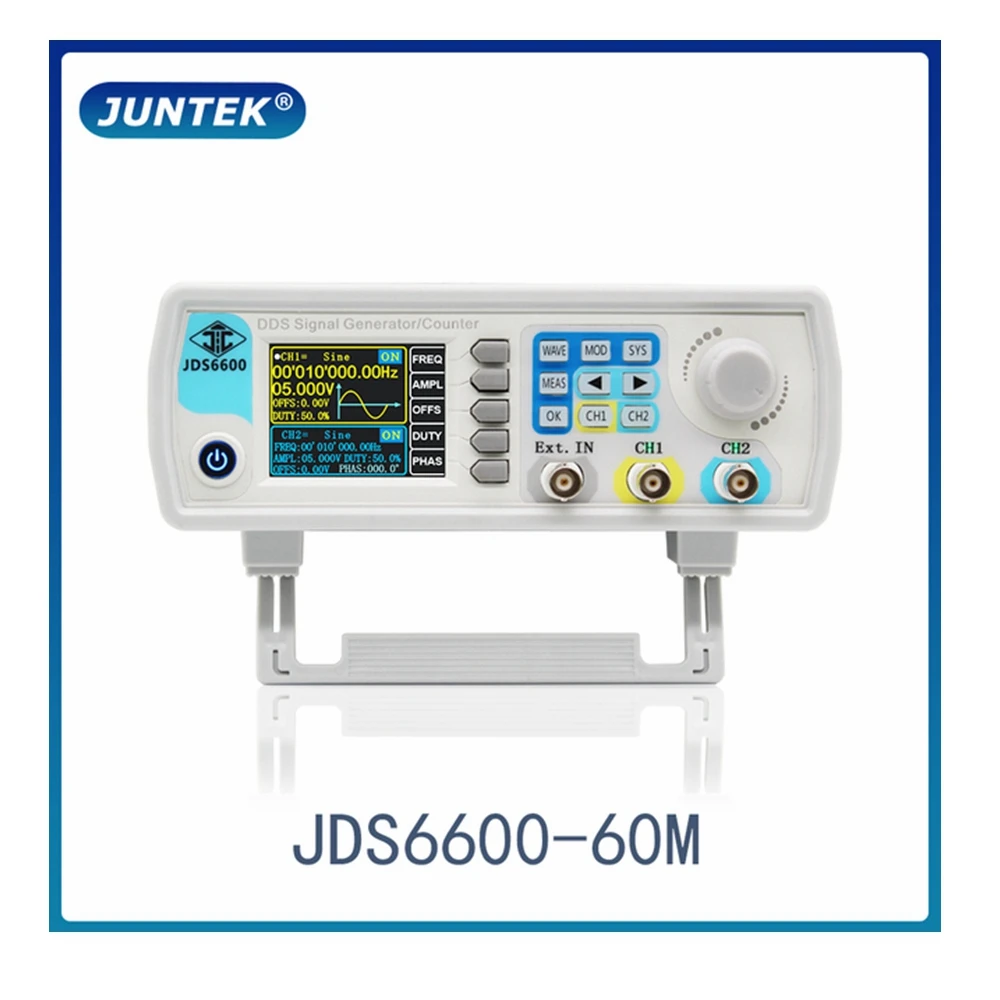 JDS6600 60MHz DDS Function Signal Generator CNC Arbitrary Waveform Dual-channel Frequency Meter