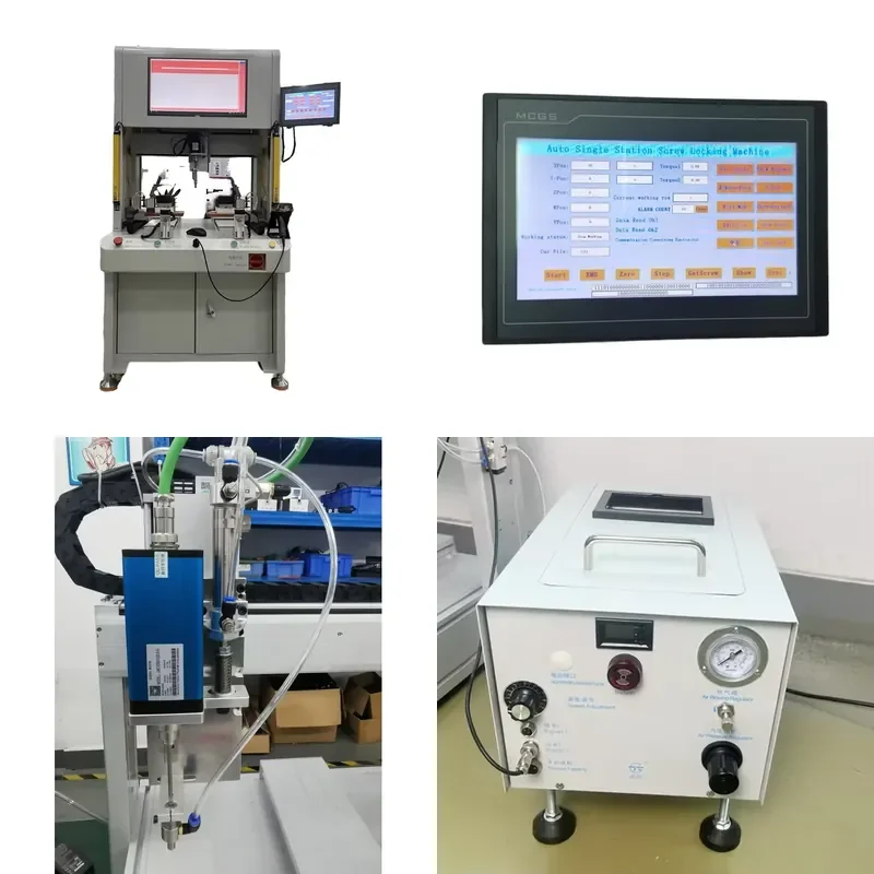 2026 CE Hot Sale Stable Fully Automatic Screw Locking Assembly Machine with Auto Screw Adsorption Air Blowing Feeder Servo