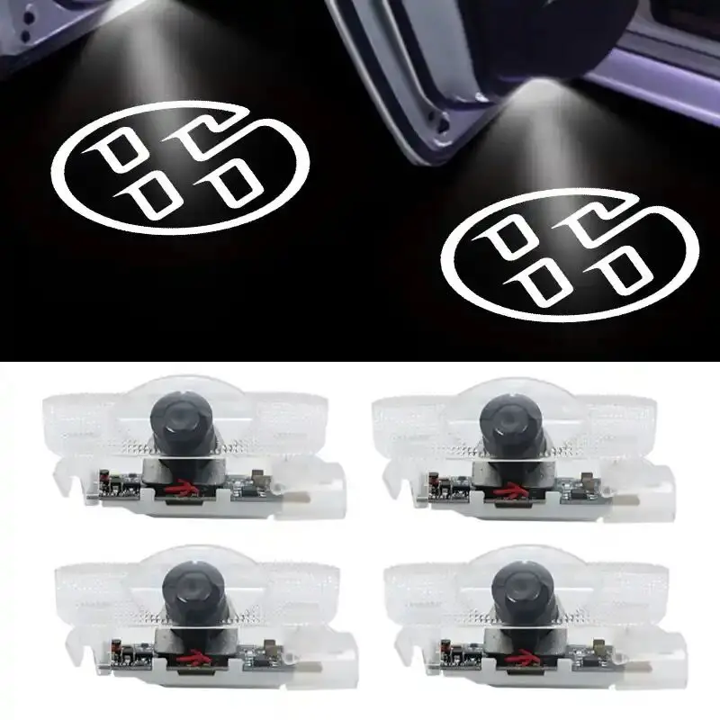 2 قطعة LED شعار باب السيارة الخفيفة لتويوتا غازو سباق AE86 GT86 مارك X Reiz GR الرياضة العارض شعار ملصق اكسسوارات