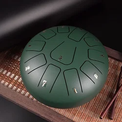 Ethereal Drum 8 Inch 11 Note Steel Tongue Drum Yoga Meditation Music Drums Sound Healing Beginners Percussion Instruments Gifts