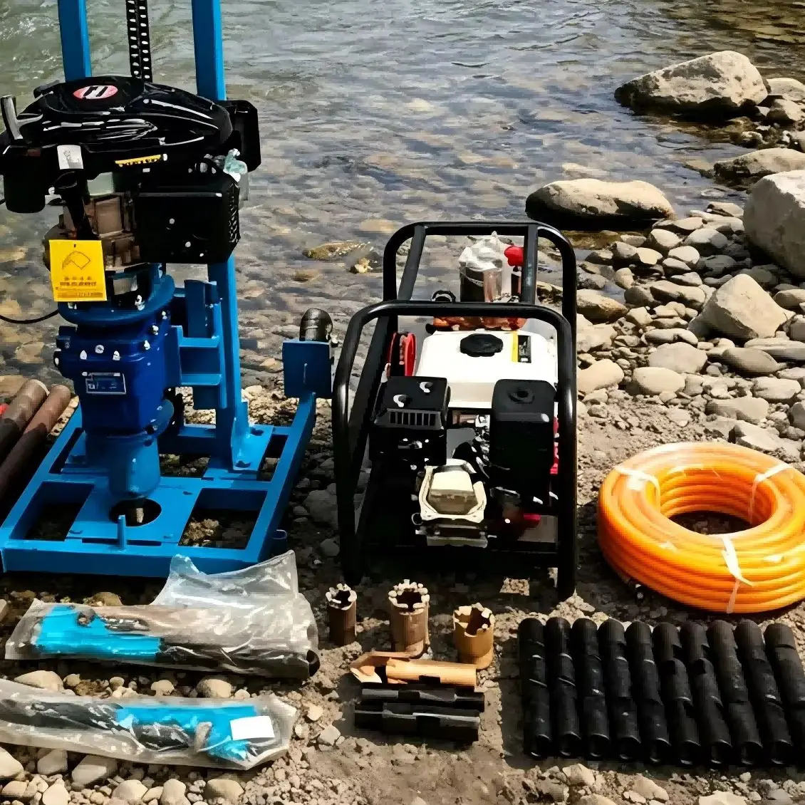 

Customized Portable Water Well Drill Rig for Soil Sampling – 10M~15M Coring Depth