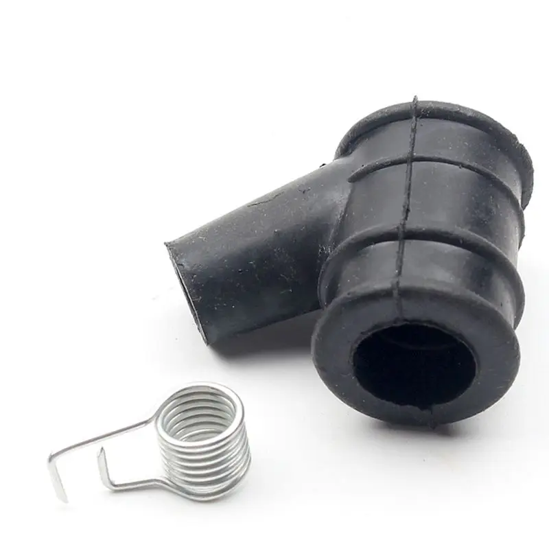 Sostituzione del bagagliaio della candela per i modelli 58/52 tappo della bobina di accensione della sega a catena accessori del cappuccio in gomma tappo della candela con molla