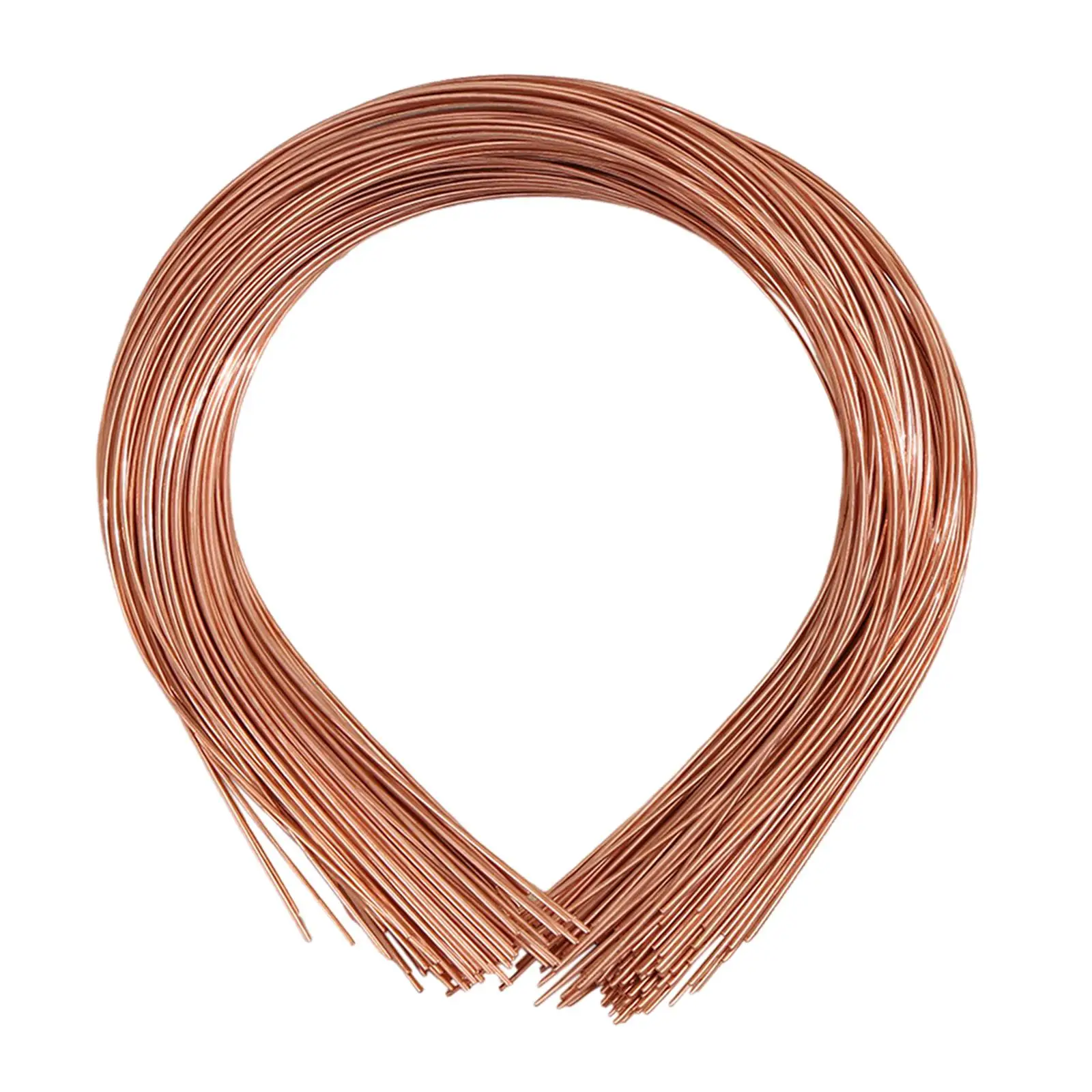 50 Pieces Plain Metal Headbands for Crafts Hair Clasps Handmade Bulk 1.5mm Width Smooth Blank Headbands for Crafting