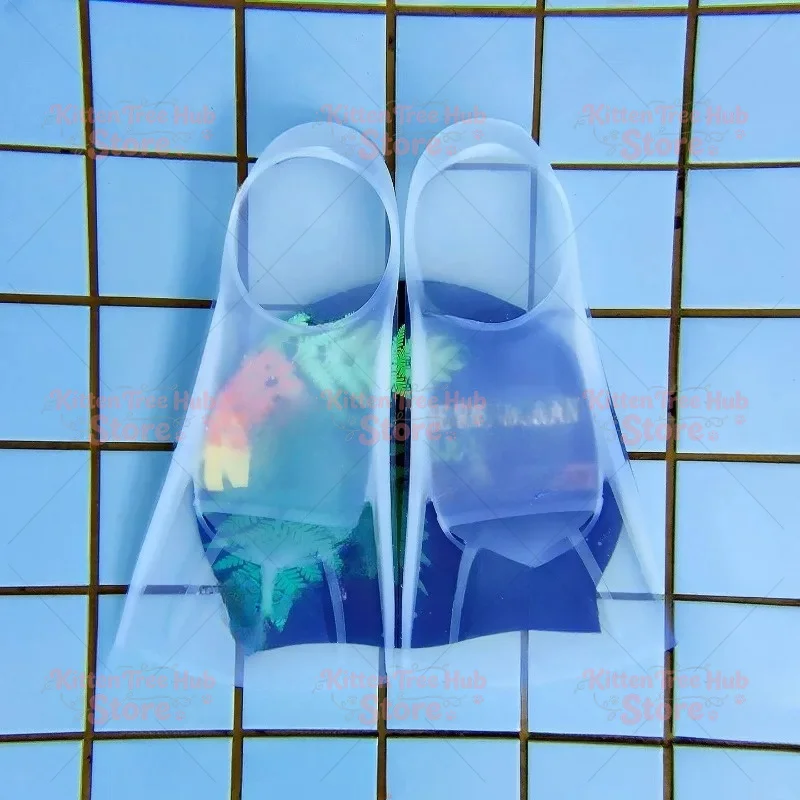 professional swimming silicone frog shoes freestyle short flippers imported