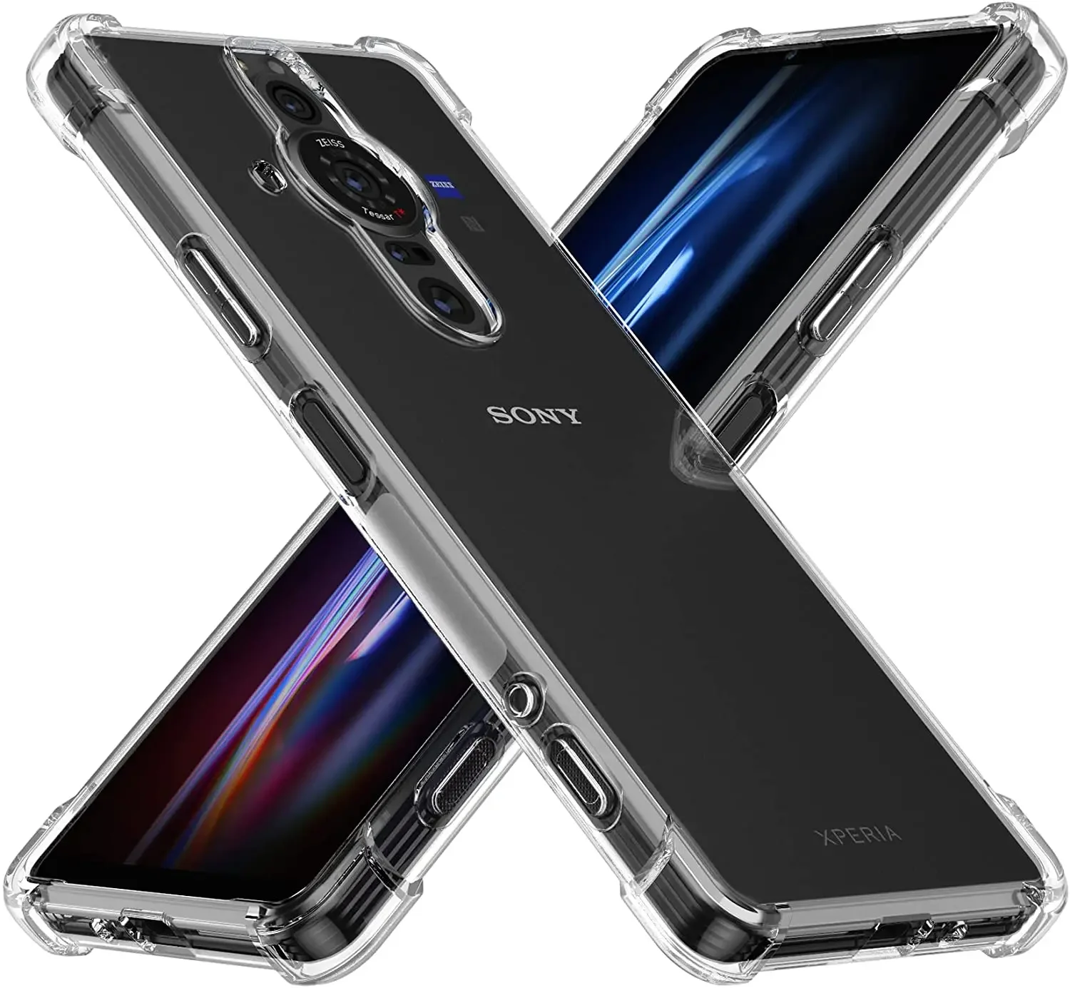 Case for Xperia PRO-I Case Clear,Shockproof Slim Ultra-Thin Flexible TPU Soft Silicone Anti-Drop Phone Sony Xperia 10 5 1 III