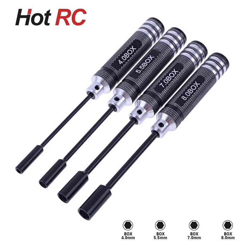 Allen Screwdriver RC Tools Flat Head Hexagon Screw Drivers Wrench Tool Kit 4.0 5.5 7.0 8.0 for RC Car Airplane Tank