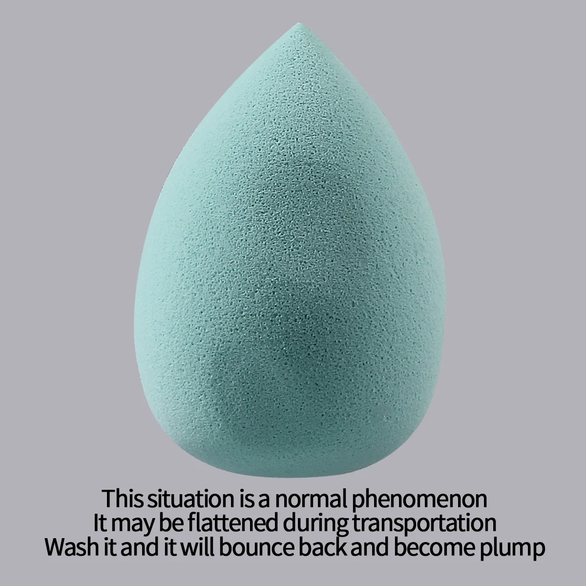 6 pièces grande beauté goutte d'oeuf éponge bouffée de poudre base maquillage éponge oeuf plante correcteur pouce poudre bouffée acné marque correcteur éponge