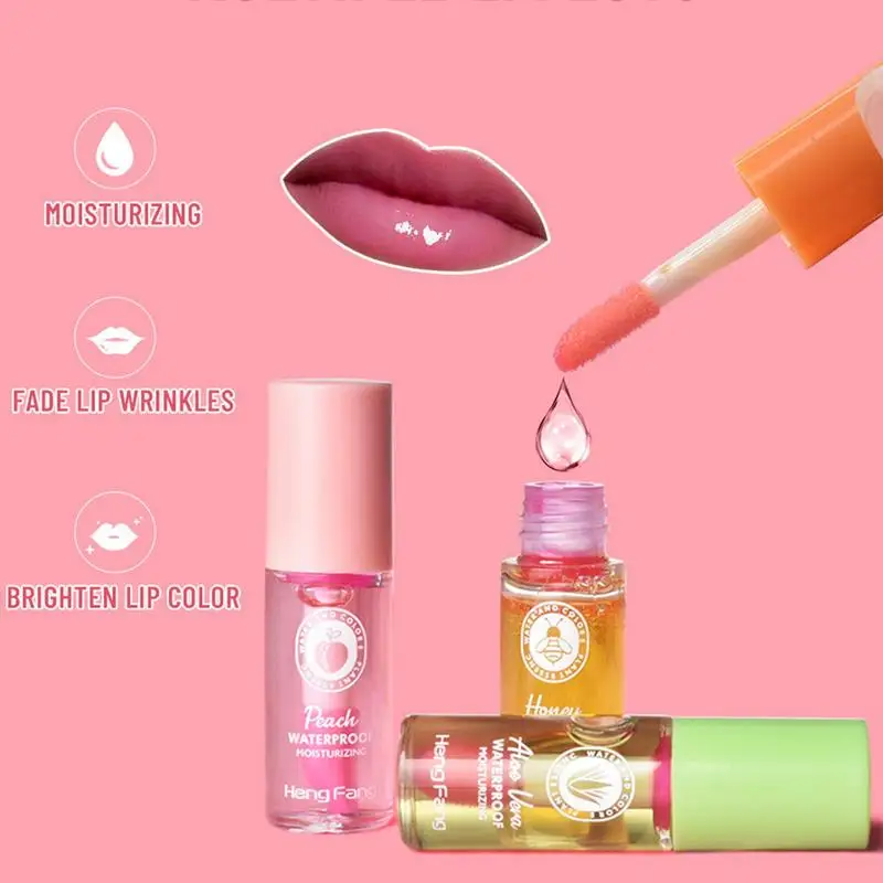 changing color lip gloss Hydrating Temperature Sensing Lip Balm Moisturizing Color Changing Lip Oil Brighten Repair Lips