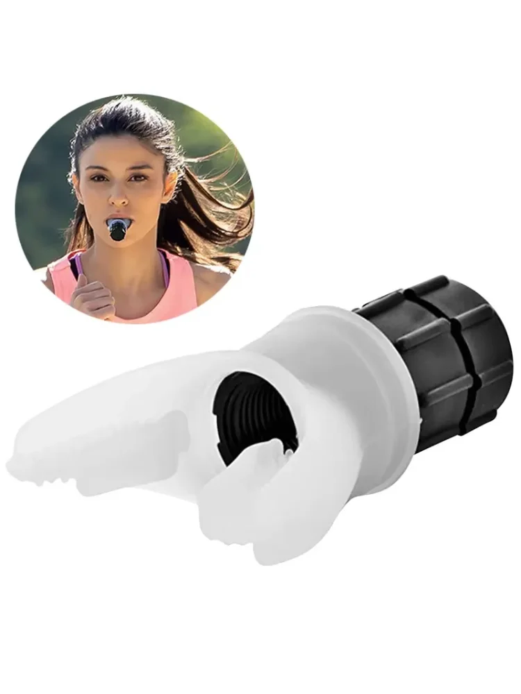 Breathing Trainer Lung Respirator Fitness Equipment Respiratory Silicone High Altitude Training Outdoor Expiratory Exercise Tool