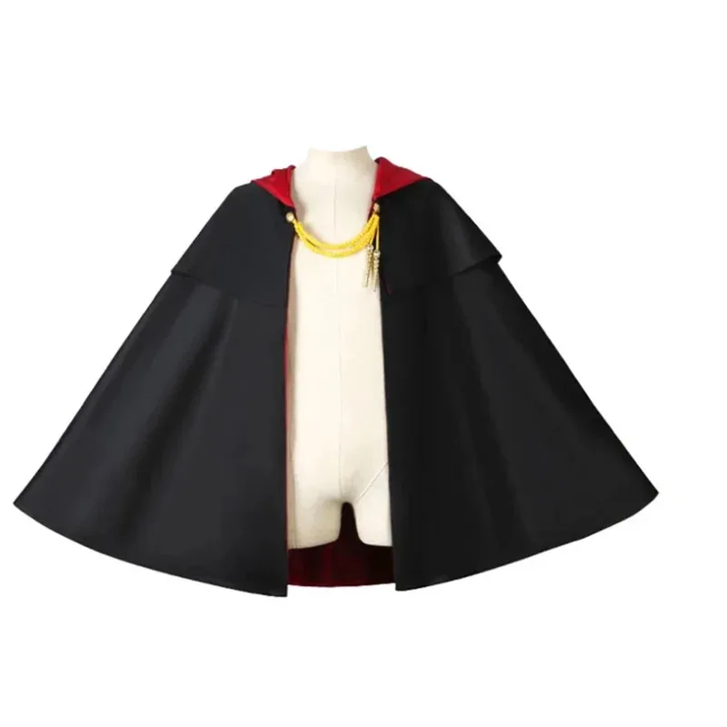 Аниме Spy X Family Anya Forger Damian Desmond костюмы для косплея парик черное платье плащ Imperial Scholar школьная форма косплей