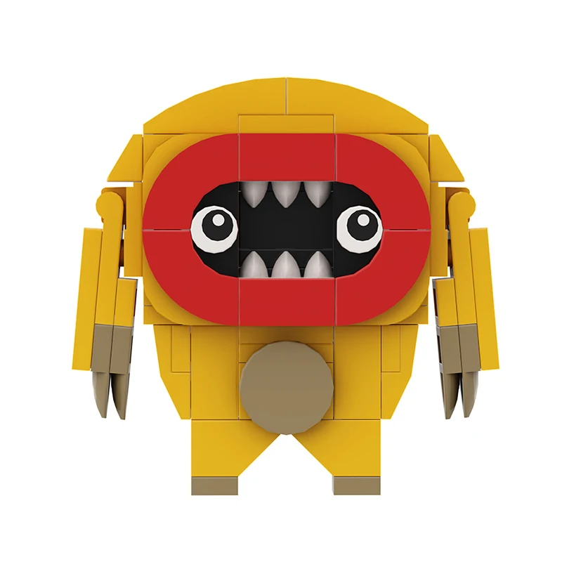 Gobricks MOC-Jeu d'horreur Wikis Wolly Pomerville Brickheadzs, aventure Pomervilles Wiki Wolly, construction nuits, dessin animé, jouet amusant