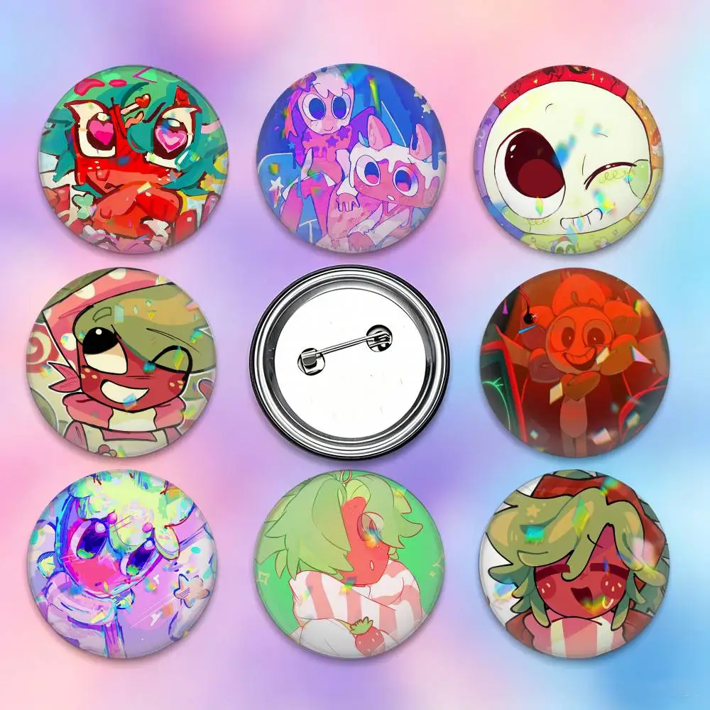 Horror game D-Dandys W-World  25mm 32mm 44mm 58mm 75mm Brooches Badges Pins for Accessories Gift