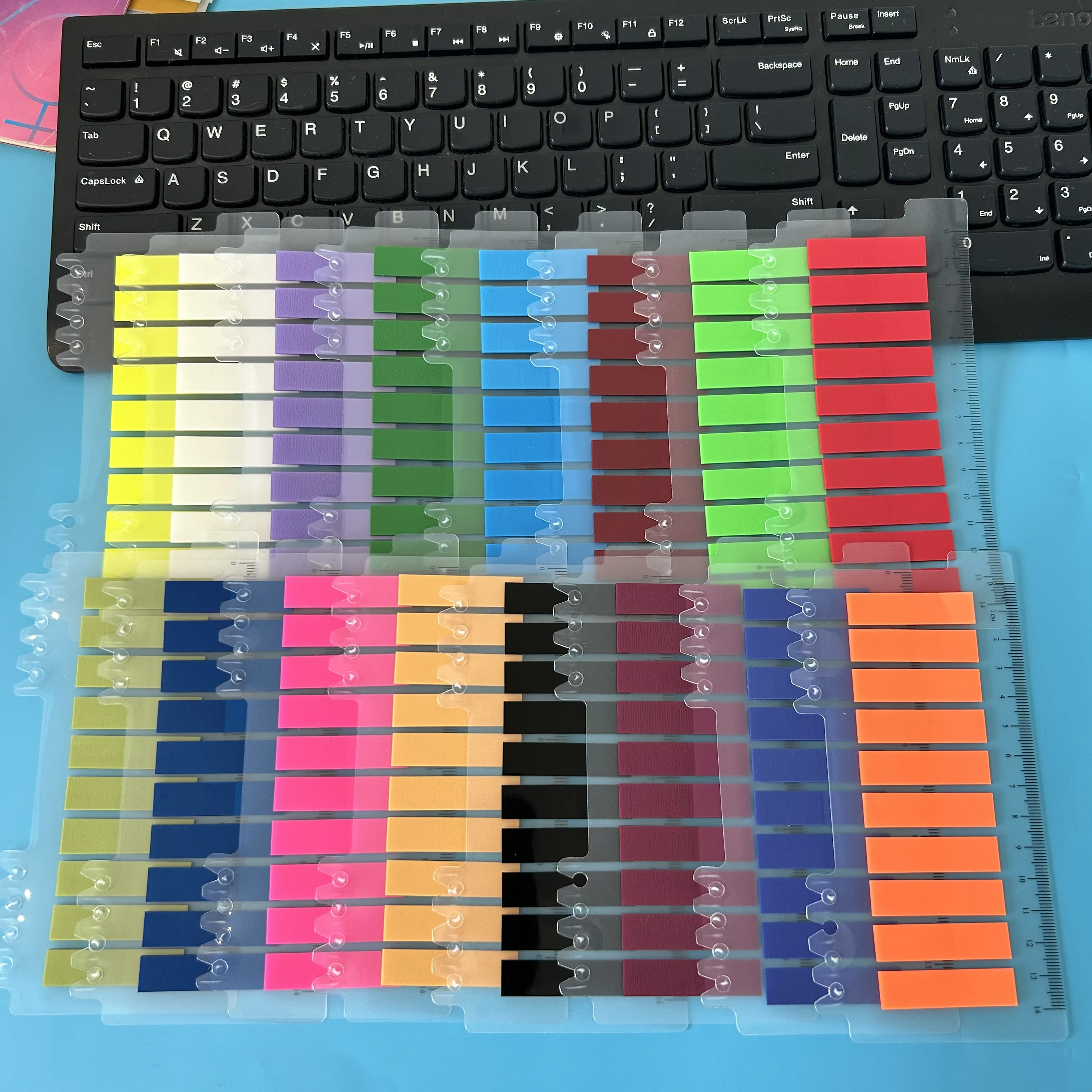 200-3200PCS Clear Sticky Notes Self-Adhesive Colorful Memo Pads for Office School Book Annotation Index Tabs Stationery