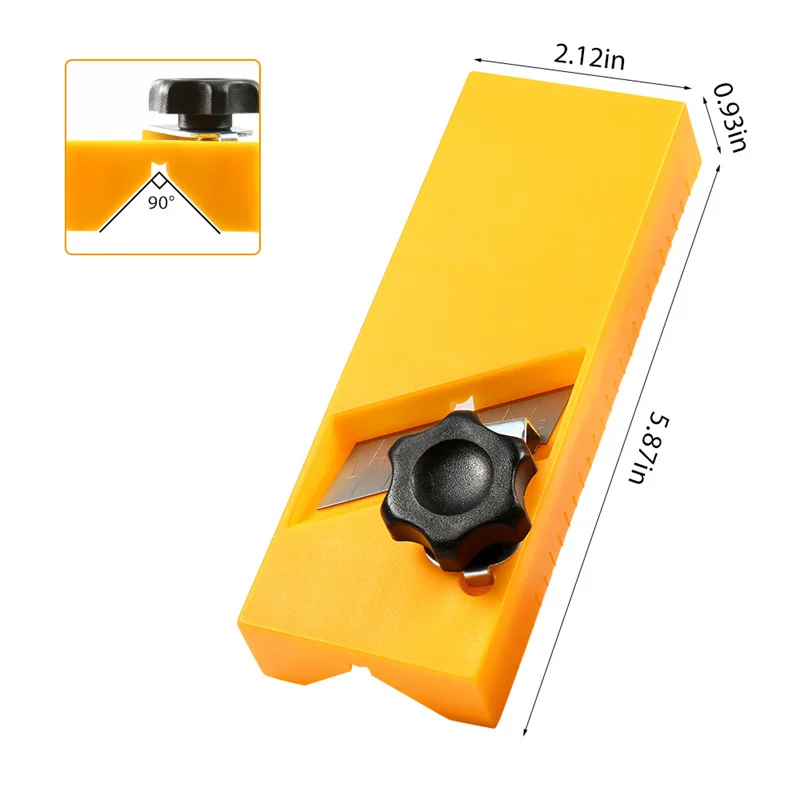 Gypsum Board Woodworking Planer Tool Carpenter Marble Slab Planer Flat Square Chamfer Hand Saw Planer Plasterboard Cutter Tool