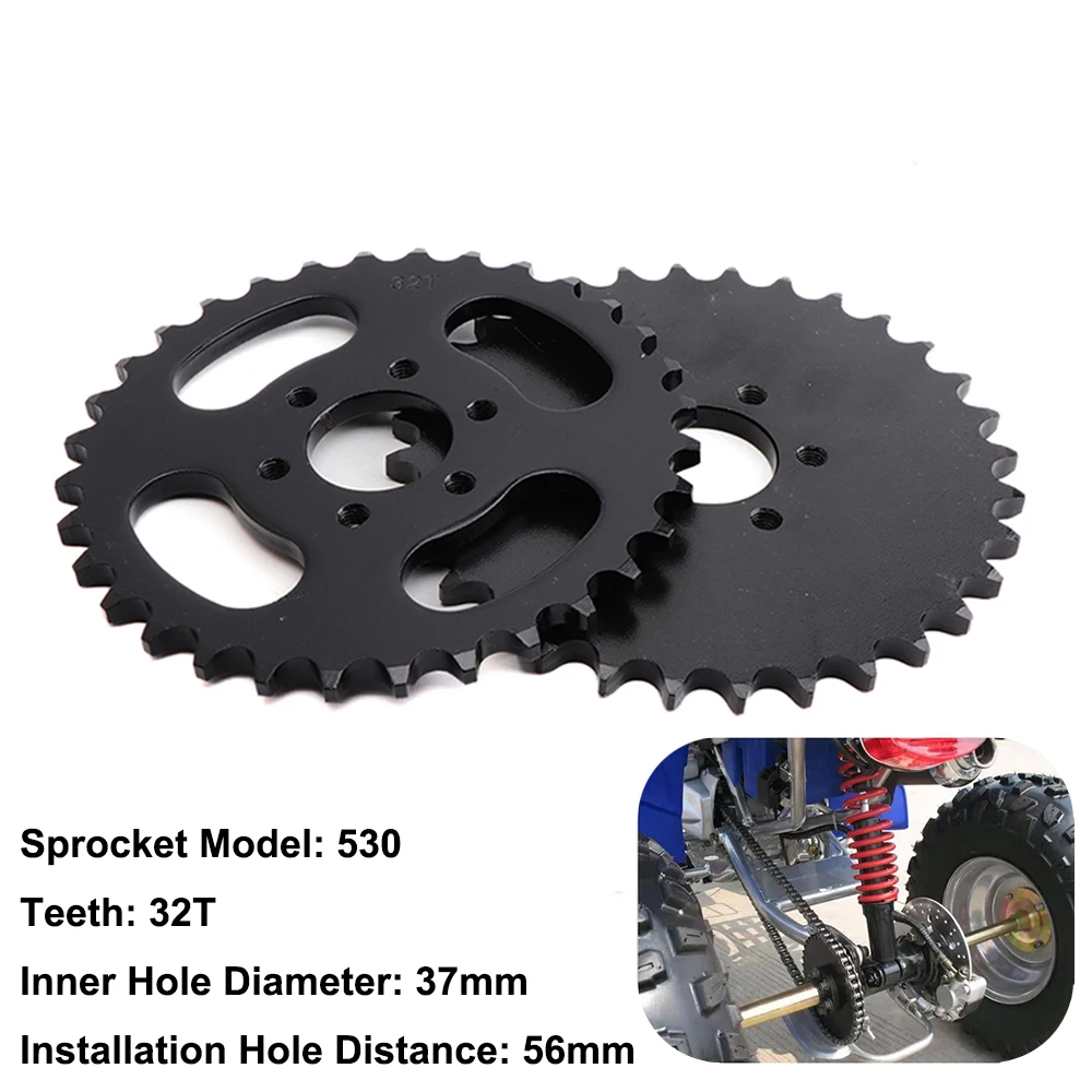 

Цепь 530, 32 зубца, задняя звездочка для китайского квадроцикла TAOTAO SUNL Roketa JCL NST 125cc 150cc 200cc 250cc ATV Quad