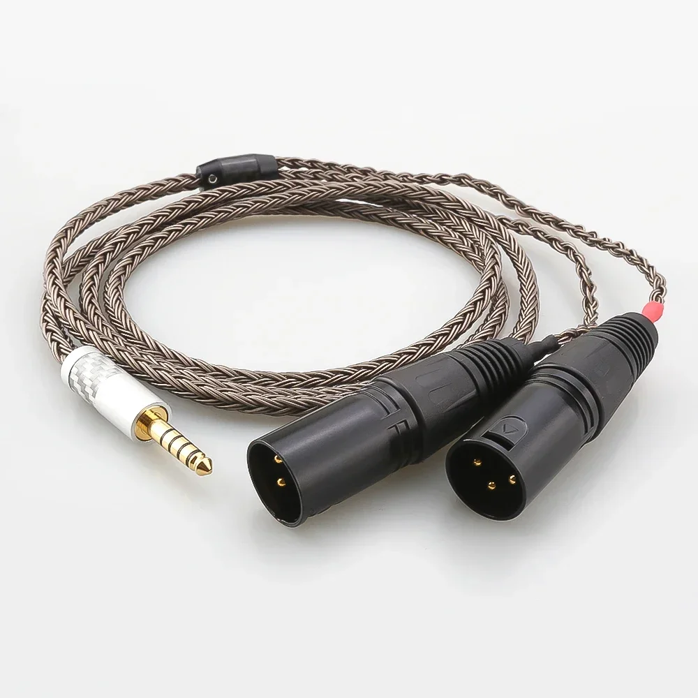 4.4mm Balanced Male Connector to 2 XLR Male HIFI Audio Adapter Cable For Sony wm1a 1z pha-2a ifi 4.4