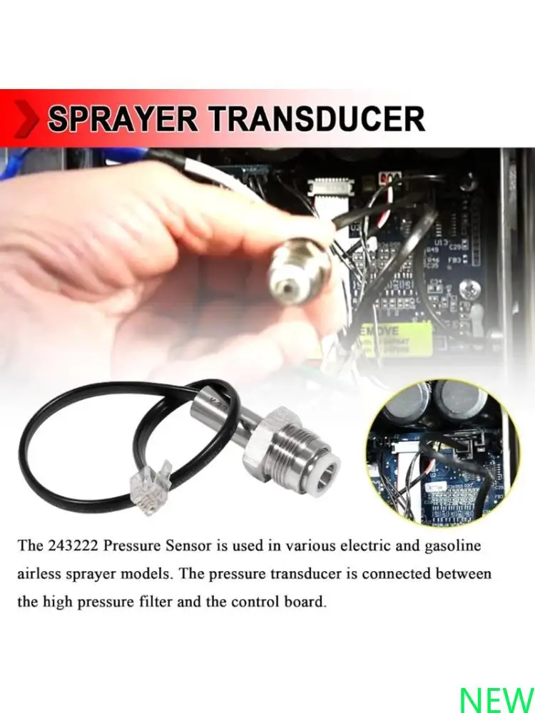 

Solid 243222 Airless Sprayer Sensors Rustproof For Multiple Models Nonrust Steel Construction