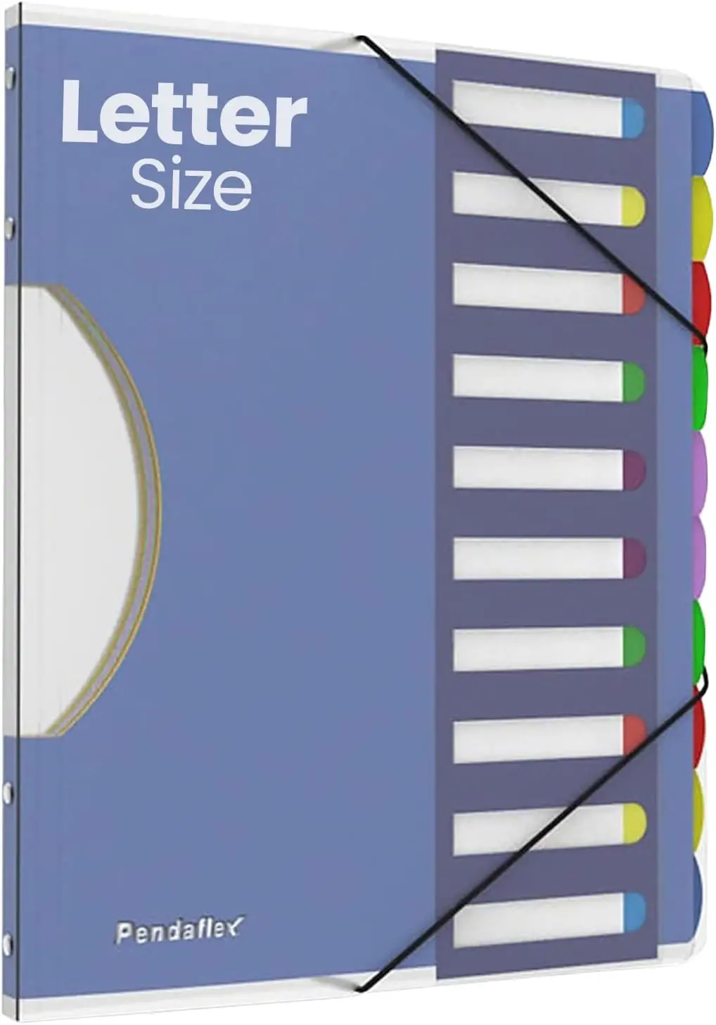 

Project Sorter with 10 Color-Coded Sections for Papers, Letter Size Poly Organizer for School Home Office