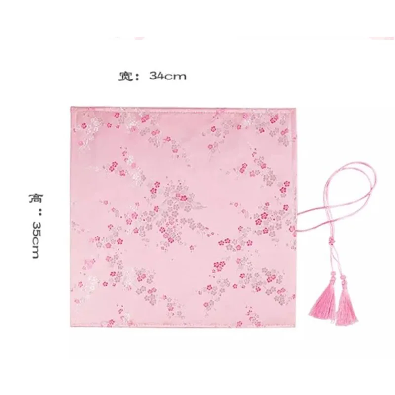 Suporte de pincel de caligrafia estilo chinês tradicional-rolo de caneta feito à mão para pincéis de tinta (7 slots)-acessórios de pintura e escrita